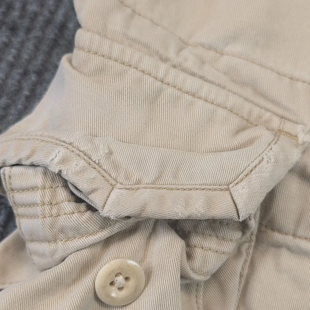 Polo Ralph Lauren Gellar Fatigue Men's size 34 Beige Cotton Cargo Chino Shorts